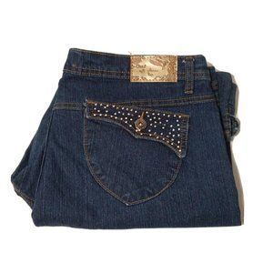 Out Jeans Women's Stretch Denim 5-Pocket Jeans  No Sz Tag (36x15)